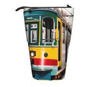 Lisbon Tram - Astuccio verticale retrattile, per riporre oggetti quotidiani, per scuola, ufficio e trucchi