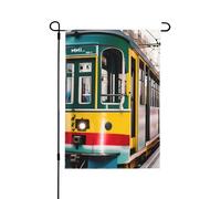 Lisbon Tram Bandiere decorative per esterni, decorazione da giardino su entrambi i lati, per tutte le stagioni e le vacanze