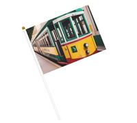 lisbon tram pattern stampa bandiere palmare bandiere versatili festa parata celebrazione vacanza matrimonio decorazione casa