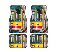 lisbon tram - Set di 4 tappetini protettivi per furgoni, berline, camion