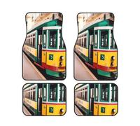 Lisbon Tram - Set di 4 tappetini protettivi per furgoni, berline e camion