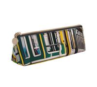 Lisbon Tram Stampa Triangolare Astuccio Cosmetici Astuccio Cancelleria Organizer Viaggi Versatile Quotidiano