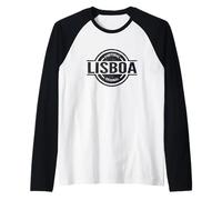 Lisbona Portogallo - Ufficiale Lisboa Portogallo Maglia con Maniche Raglan