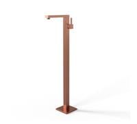Lisbona Rubinetto Mix Lavabo Miscelatore a Pavimento Ottone Finitura Oro Rosa PVD - CONFEZIONE: 1 pz.