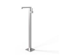 Lisbona Rubinetto Mix Lavabo Miscelatore a Pavimento Ottone Nickel Spazzolato PVD - CONFEZIONE: 1 pz.