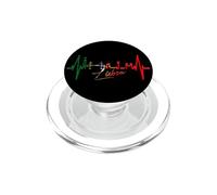 Lisbona Skyline Battito del Cuore Lisboa I Love Portoghese PopSockets PopGrip per MagSafe