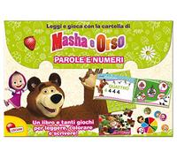 Lisciani 07586 - Leggi e gioca con la cartella di Masha e Orso parole e numeri