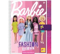 Lisciani 12677 - Barbie - Fashion Trend Look Libro Schizzi Set Creativo Colorare