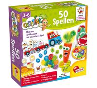 LISCIANI - Valigetta da 50 Giochi - Penna parlante - Giochi Educativi Elettronici - Numeri, Forme E Colori - Per Bambini dai 3 ai 6 anni - Carotina