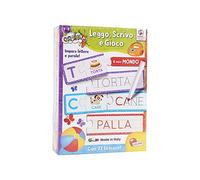 Lisciani Carotina-Leggo Scrivo E Gioco (Assortimento) Merchandising Ufficiale Unisex Bambino, Bianco, Size#1.Value