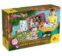 Lisciani Giochi And The Bear Masha Super Desk Edugames, Multicolore, 2-5 anni, 89192
