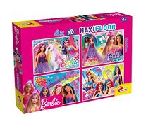 Lisciani Giochi Barbie Puzzle Maxifloor 4 x 48, Colore, 99467