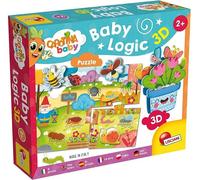 Lisciani Giochi- Carotina Baby Logic 3D Il Prato