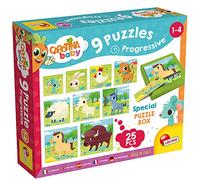 Lisciani Giochi - Carotina Baby Progressive The Fattoria Puzzle, Multicolore, 58440
