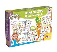 Carotina prima maestra maxi schede alfabeto e parole - gioco educativo interattivo