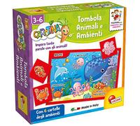 Lisciani Giochi, Carotina Quadrotte Animali e Ambienti Gioco Educativo Prescolari, Multicolore, 87495
