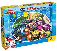 Lisciani Giochi- Disney-Mickey Puzzle DF, 24 Pezzi, Multicolore, 50X35 cm, 73986