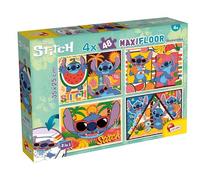 Lisciani Puzzle DF Maxi Floor Lilo & Stitch Set 4x48 pezzi Disney