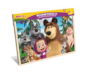 Lisciani Giochi - Masha wooden puzzle 24, 111268