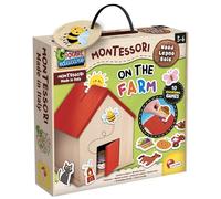 Montessori baby wood on the farm