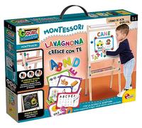 Lisciani Giochi - Montessori Lavagnona legno cresce con te
