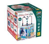 Lisciani Giochi - Montessori Legno Sensory Cube The Ocean, 117819