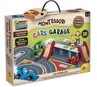 Lisciani Giochi - Montessori Wood Cars garage - NUOVO