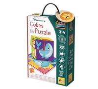 LISCIANI 98347 MONTESSORI LEGNO CUBES AND PUZZLE
