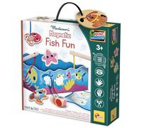 Montessori baby legno magnetic fish fun