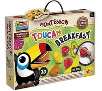 Lisciani Gioco di apprendimento in legno Toucan Breakfast basato sul metodo Montessori