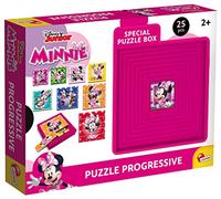Lisciani Giochi- Puzzle Progressive 9 Minnie, Multicolore, 97791
