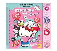 Lisciani - Hello Kitty And Friends - Libro da colorare con Adesivi e timbri per Bambini dai 5 Anni in su - 16 Pagine con 3 timbri, Timbro ad Anello e Adesivi gonfi - Set Regalo Creativo per Bambini