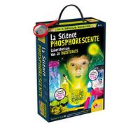 Lisciani I'M A Genius - La Scienza Fosforescente - Il Laboratorio dell'Oscurità - Gioco Educativo Scientifico - Esperienze che brillano al Buio - Da 7 a 12 anni, Versione bilingua: Francese/Olandese