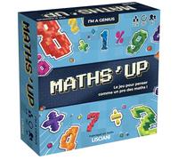 Lisciani I'm A Genius Maths' Up - Gioco educativo matematico per Bambini 6+ Anni - Gioco da Tavolo aritmetico e calcolo - tavoli di moltiplicazione Quiz e Mini Giochi - Numeri operazioni Misure