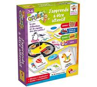 Lisciani - Imparo A Etre Attentif - Gioco educativo - Gioco di rapidità - Animali, mezzi di trasporto, Alimenti - Per bambini dai 3 ai 6 anni - Carotina