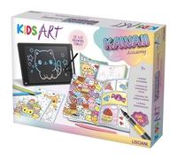 Lisciani - Kids Art Kawaii Academy - Kit di disegno per bambini dai 7 anni in su - Impara a disegnare in stile Kawaii - Tablet LCD da 12" e penna fude - Guida passo-passo con libro illustrazione
