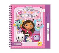 Sketchbook meow-mazing waterbook di gabby - gabby's dollhouse
