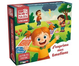 Lisciani - Life Skills - Esprimo le mie emozioni - Gioco educativo per bambini dai 5 anni - Apprendimento delle emozioni, empatia e gestione emotiva - Attività Montessori senza schermo