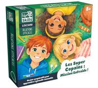 Lisciani Life Skills - I Super Amici, Mission Entraid, Gioco educativo per Bambini dai 5 Anni, percorsi Carte attività, Emozioni cooperazione Comunicazione, 49 Carte e 6 Personaggi