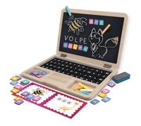 Lisciani LSC117802 Carotina - Gli Utilissimi Primo Laptop di Legno