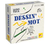 Lisciani Ludoteca Disegno Parola - Gioco di disegni e indovini per bambini 8+ anni - Gioco di carte d'atmosfera per disegnare e indovinare con feltro cancellabile, giochi creativi, 4+ giocatori
