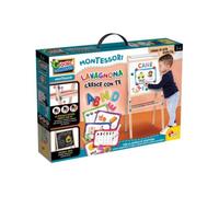Lisciani Giochi - Montessori Lavagnona legno cresce con te