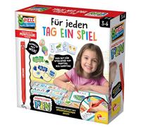 Lisciani - Montessori Pen - Gioco educativo per Bambini dai 3 ai 6 Anni - Carte educative con Penna - Scrivere Parole Numeri Colori ed Emozioni - Logica e vocabolario