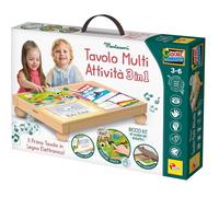 Lisciani Montessori Tavolo Multi Attivita' 3 in 1 in Legno