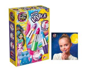 Lisciani - Moon Academy - Rossetto Moon - Kit per la creazione di Rossetti per Bambini dai 7 Anni in su - Trucco termocromico - Rossetto Cambia Colore - attività cosmetica - Idea Regalo