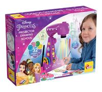 Lisciani Giochi Princess Projector Drawing School, Proiettore, 4 Dischi, 8 Pennarelli, Fogli Bianchi, Manuale di Istruzioni, Adesivi, Diamantini, Multicolore, 92956