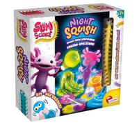 Lisciani - SLUMI Science - Notte Squish - Kit per esperimenti fai da te dai 7 anni - Kit chimico fosforescente per realizzare giocattoli luminosi Squishy