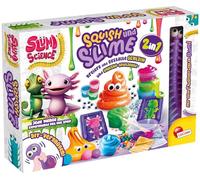 Lisciani - SLUMI Science - Set 2-in-1 di Slime e Squishy per Bambini dai 7 Anni - Kit di Esperimenti Fai da Te con Accessori - Giocattolo Creativo per Giovani Scienziati