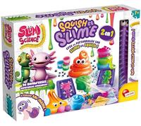 Lisciani SLUMI Science - Squishy & Slime 2 in 1 - Kit Esperienze Scientifiche per Bambini dai 6 anni - Cofanetto Slime - Kit creativo Slime fai da te - Giocattolo Squishy da personalizzare