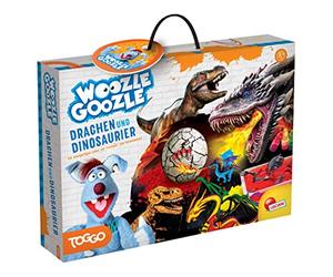 Lisciani - WOOZLE GOOZLE - Scatola per esperimenti Drago e Dinosauri - Per bambini - Dai 8 anni - Kit Miti popolari di draghi e dinosauri - Esperimenti divertenti e accattivanti